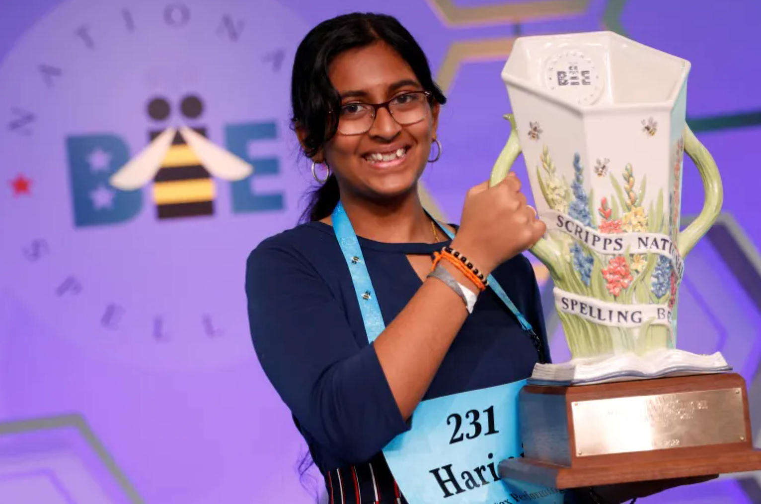 Harini Logan, 14, from San Antonio, Texas